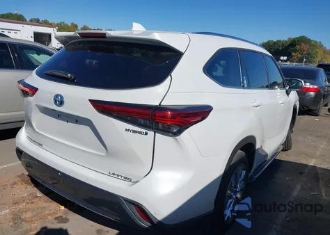 2022 Toyota Highlander Hybrid Limited из США, поврежденный, VIN 5TDYARAH3NS515474